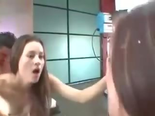Remaja jassie james pushed terhadap cermin memerhatikan diri mendapat fucked oleh besar zakar/batang